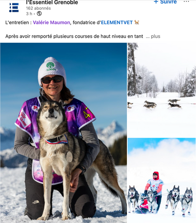 Je suis fière de mon parcours ! et c'est grâce à mes chiens !