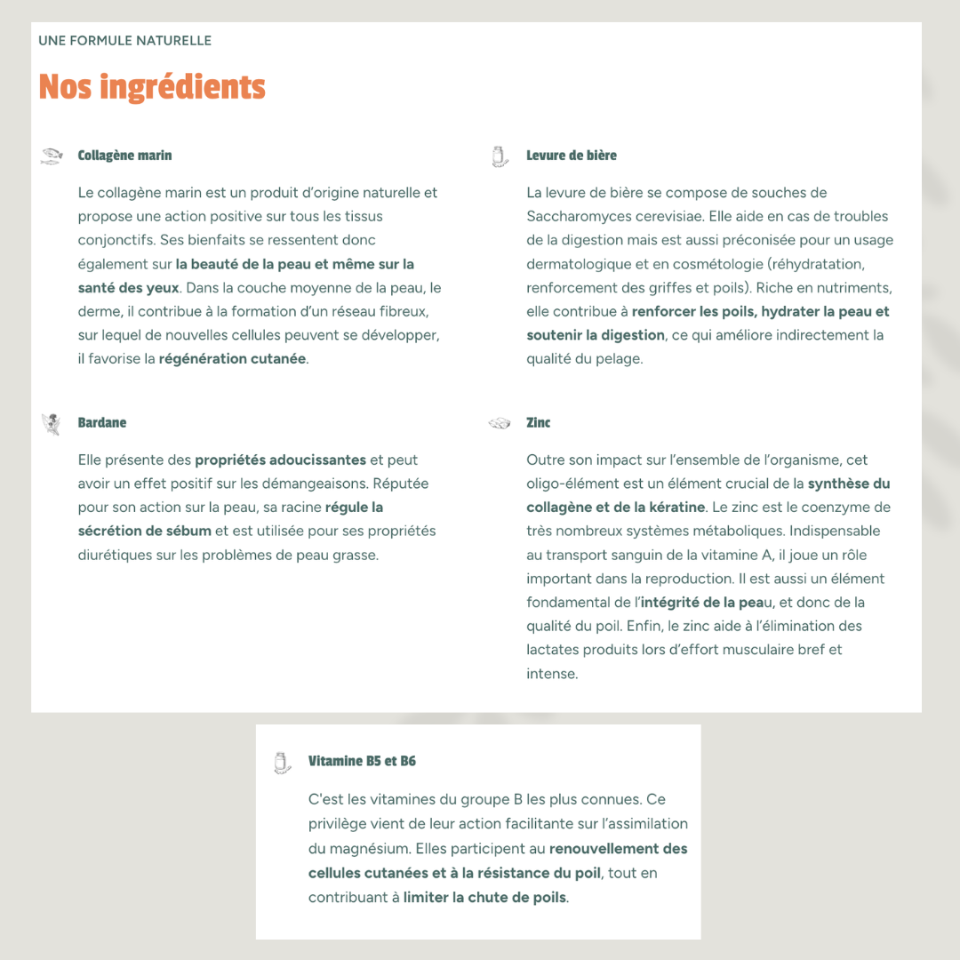 Pelage et Coussinets